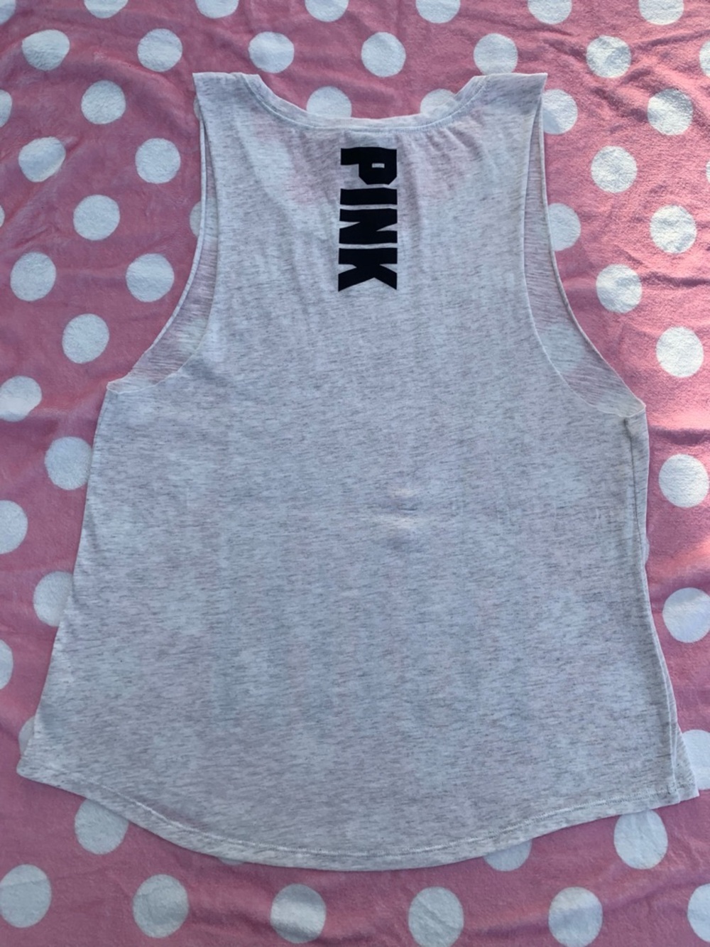PINK Victoria's Secret Patriotic Flag Sequin Bling tank - Picture 3 of 3